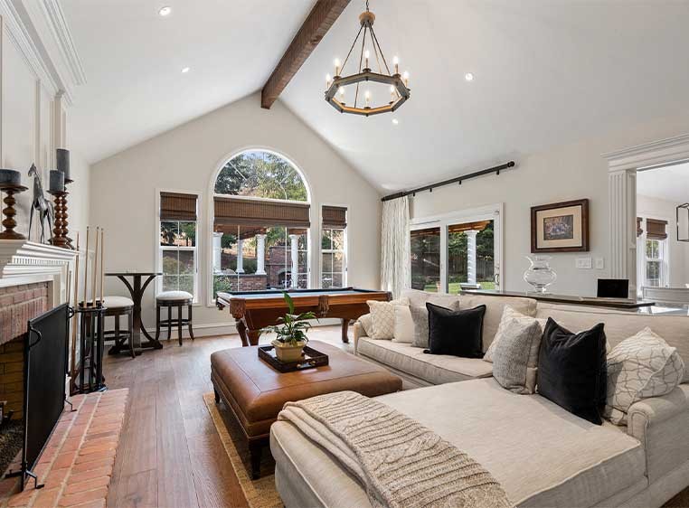 Rustic living room